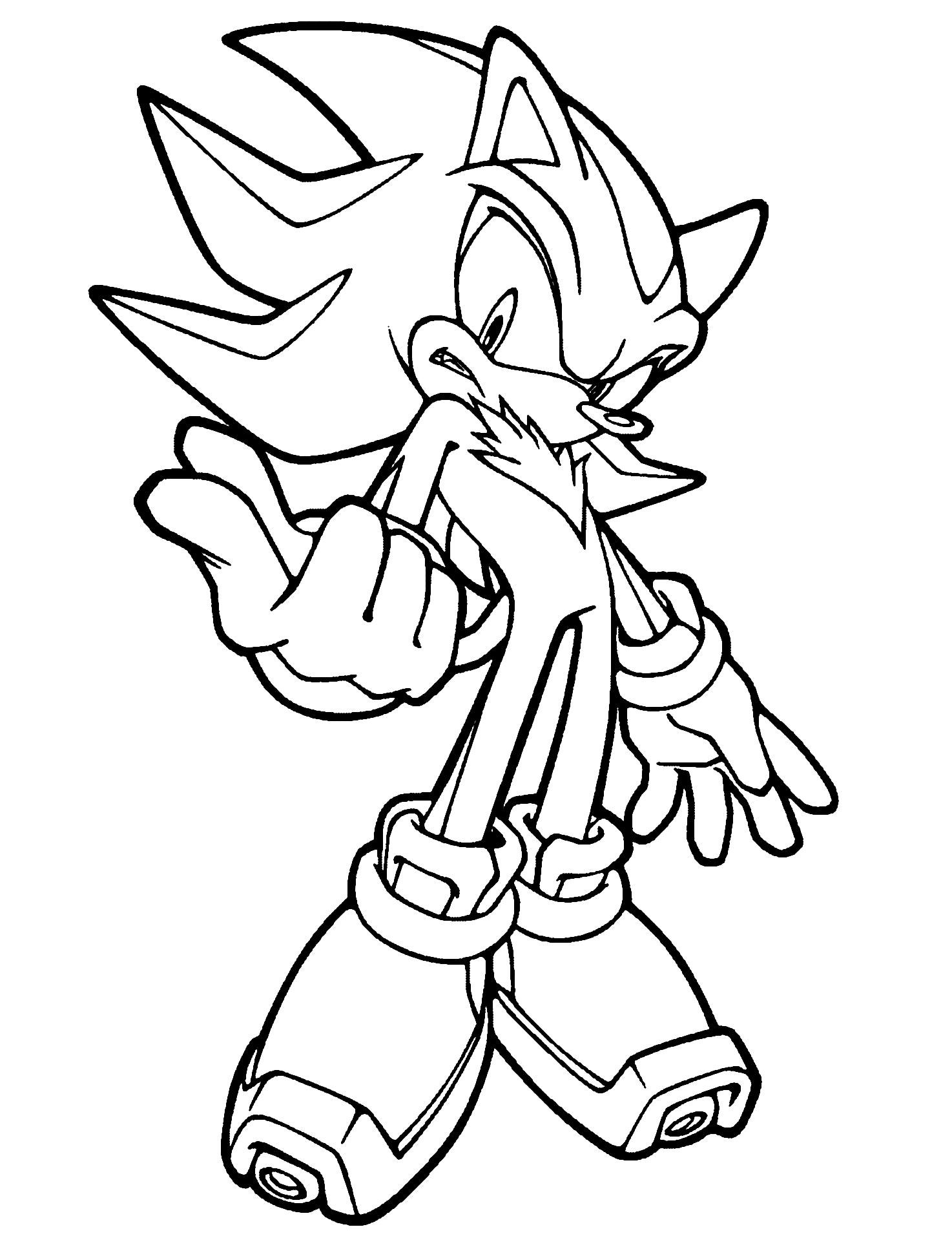 sonic knuckles coloring pages - Clip Art Library