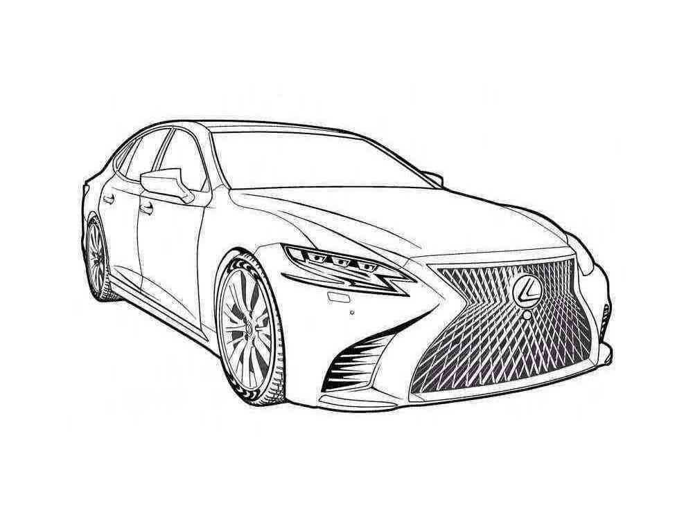 Lexus coloring pages. Free Printable Lexus coloring pages.