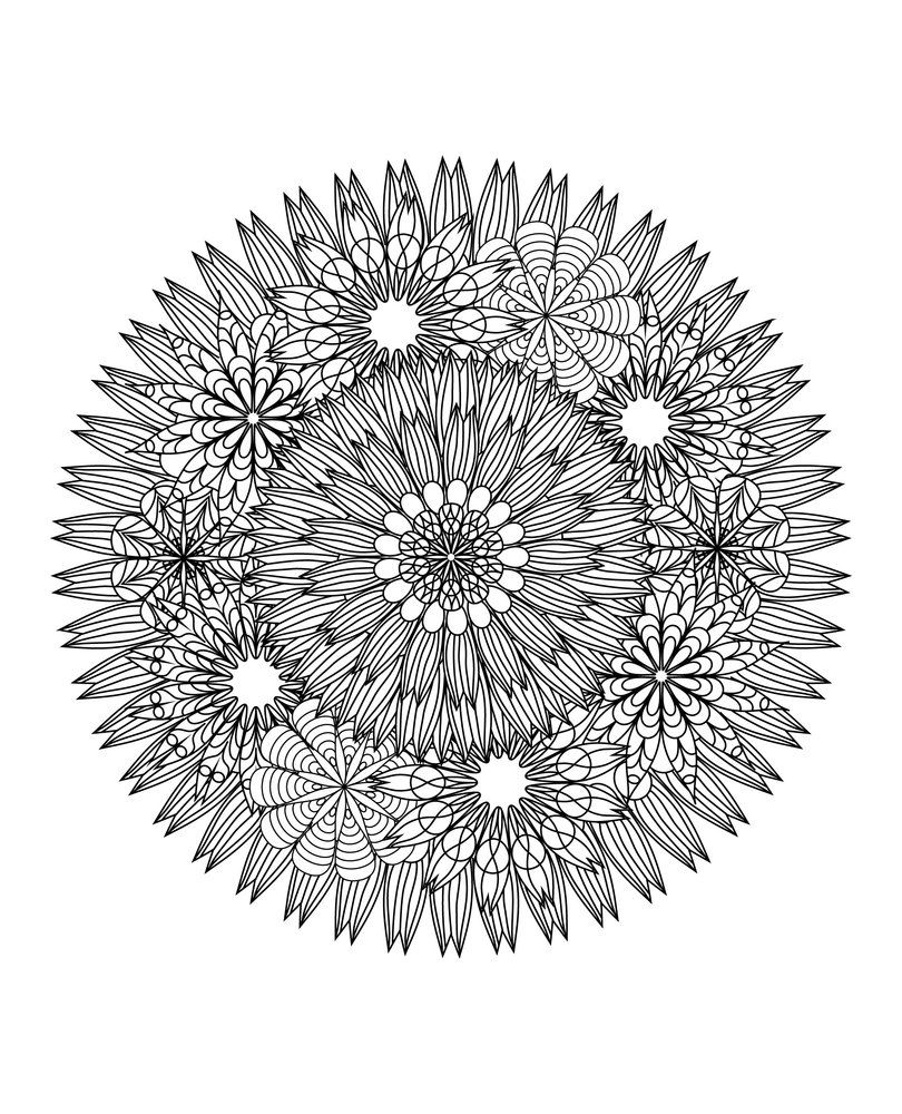 This Mandala Coloring Book For Grown Ups Is The Creative's Way To ...