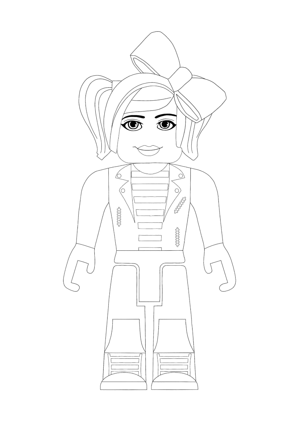 Roblox Girl Coloring Pages   20 Free Coloring Sheets 200201 ...