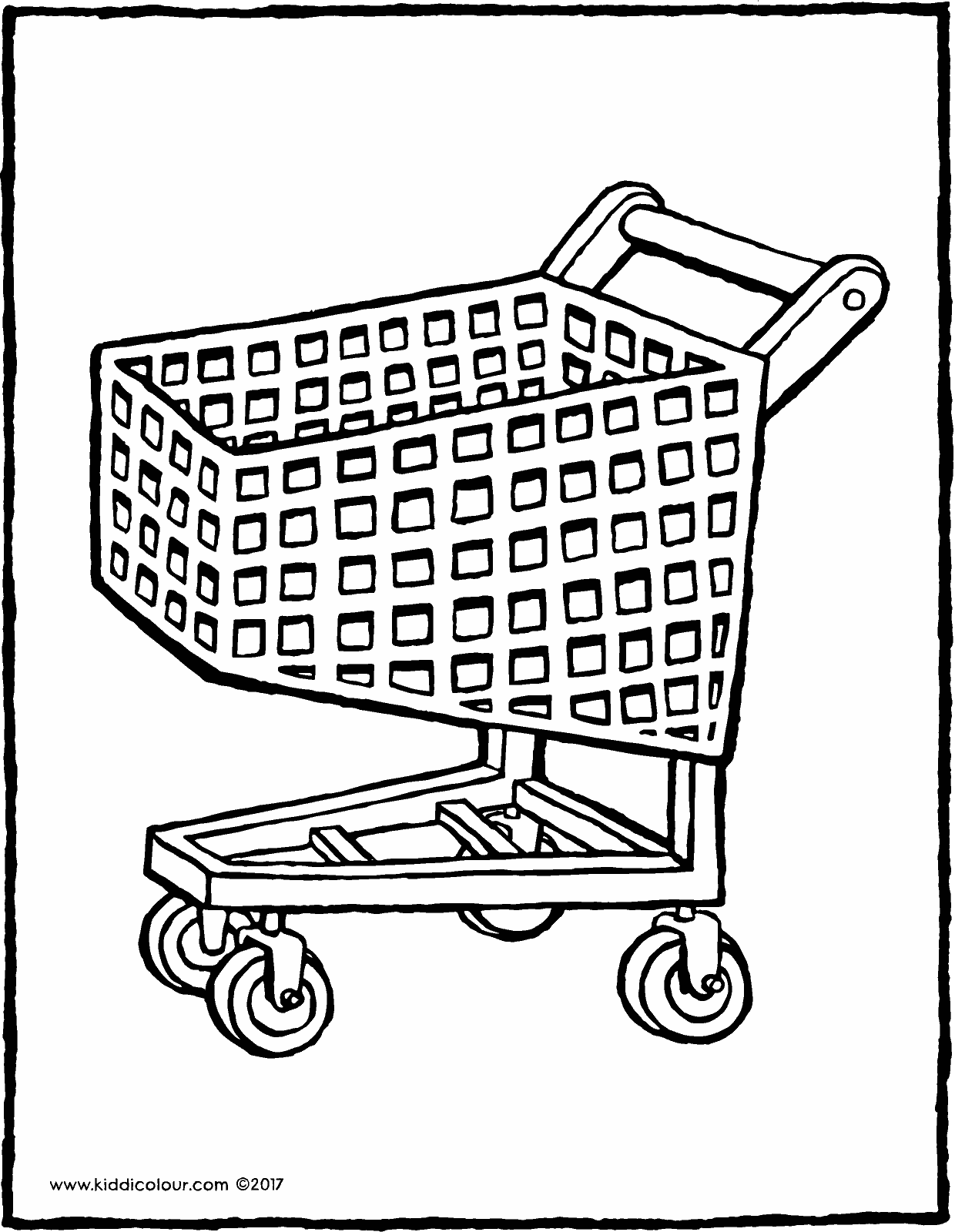 shopping trolley - kiddicolour
