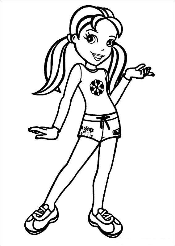 Free Printable Polly Pocket Coloring Pages For Kids