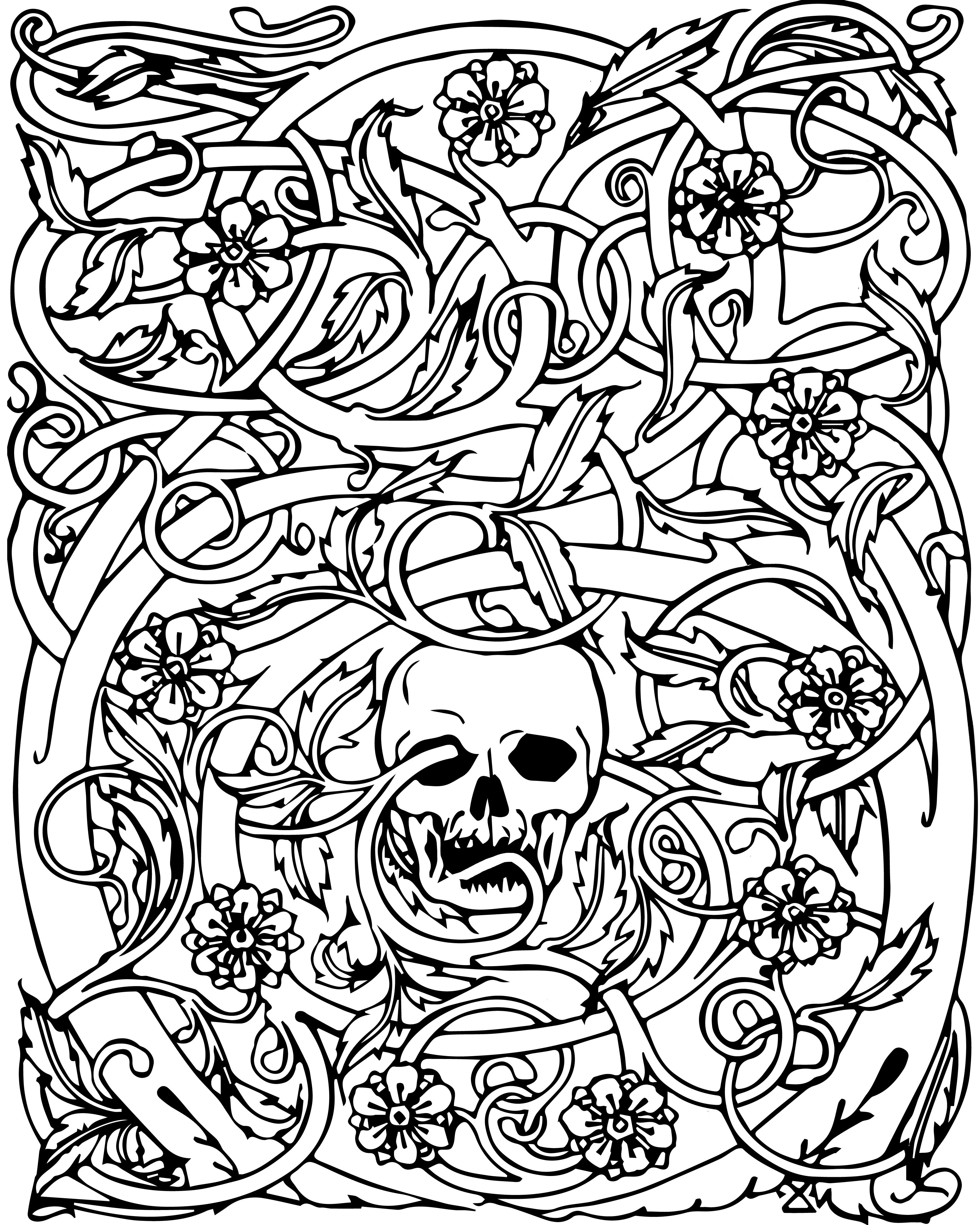 Free Coloring Pages Adults Art And Abstract Category Image 35 ...