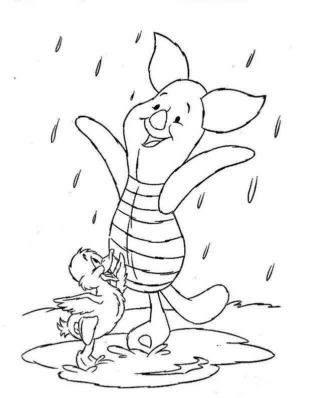 Kids-n-fun.com | 42 coloring pages of Winnie de Pooh and Piglet