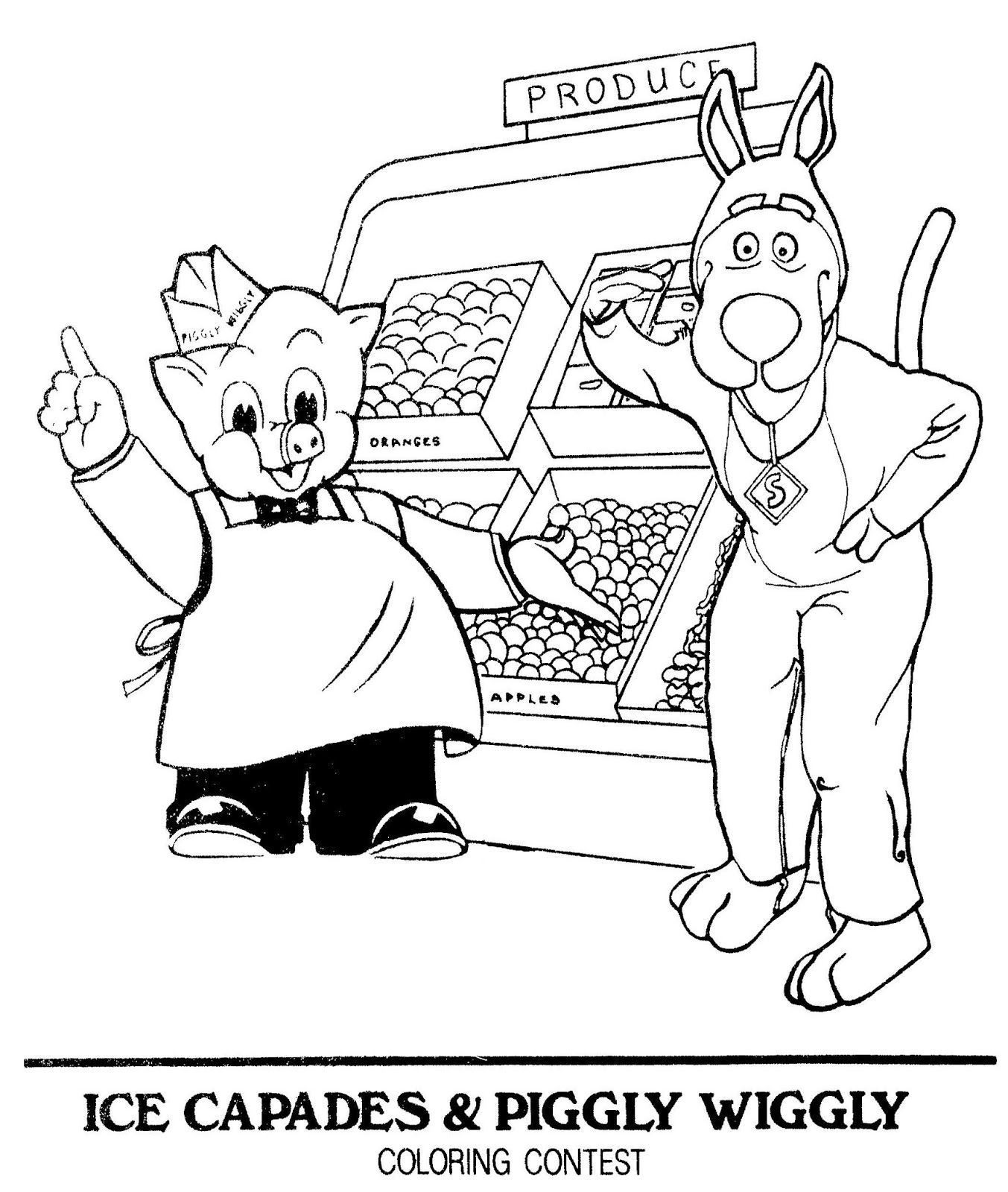 Piggly Wiggly Coloring Pages - Coloring Home