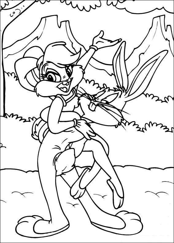 8 Pics of Gangsta Bugs Bunny And Lola Bunny Coloring Pages - Lola ...