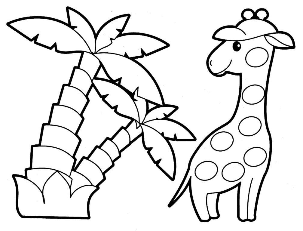 Simple Free Coloring Sheets For Kindergarten - Pa-g.co
