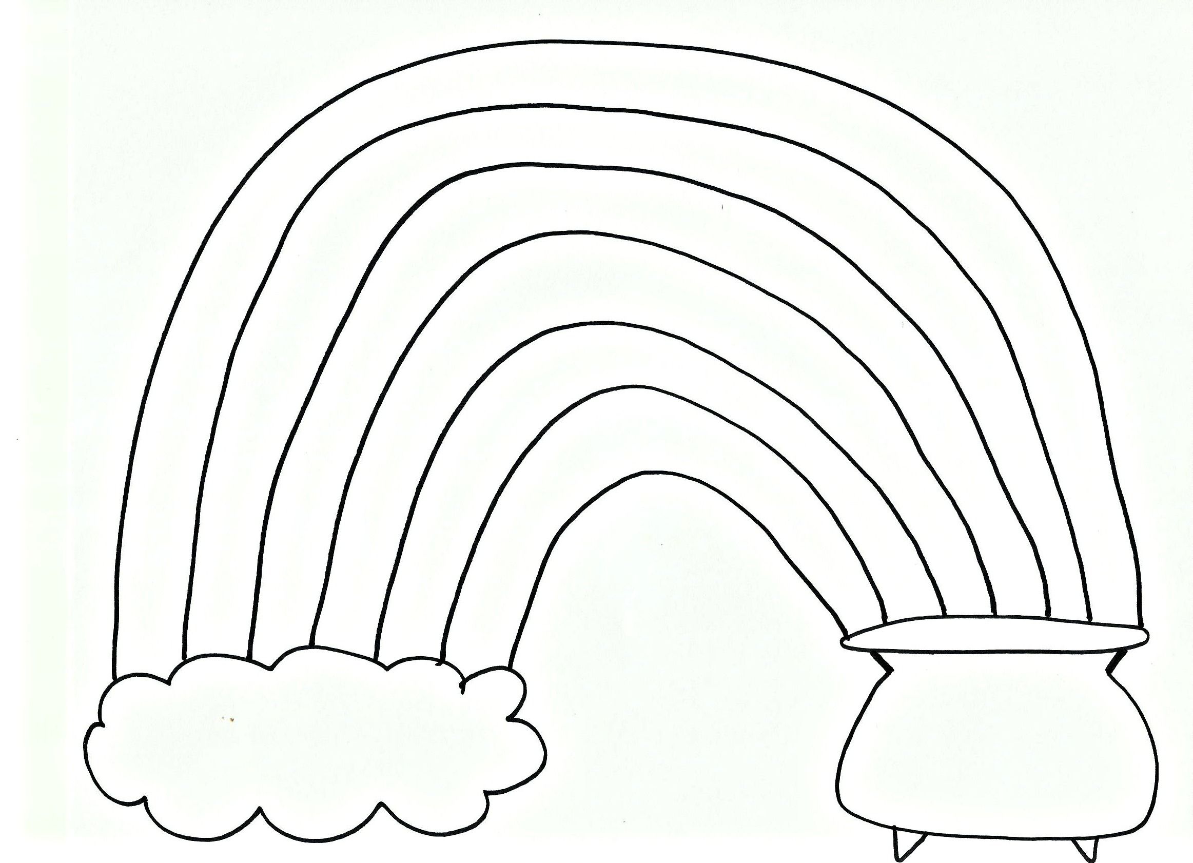 Rainbow Free Printable Coloring Pages Coloring Home