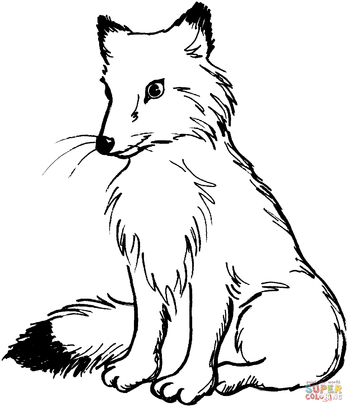 Red Fox Coloring Pages Free Coloring Pages Coloring Home