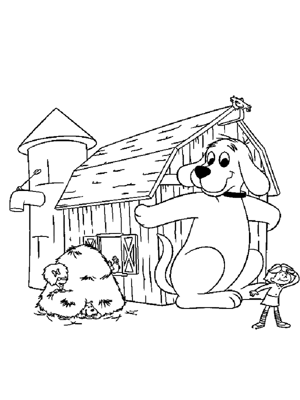 Coloring Page - Clifford coloring pages 26