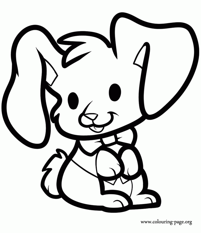 Bunny Rabbit Coloring Pages for Kids, Bunny Rabbit Cartoon AZ ...
