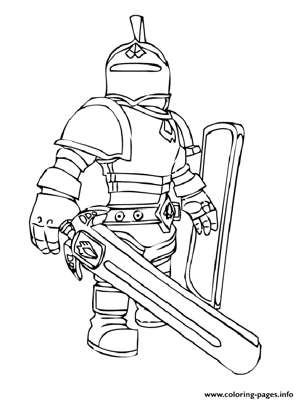 Print roblox knight coloring pages | Coloring pages, Family coloring pages,  Roblox