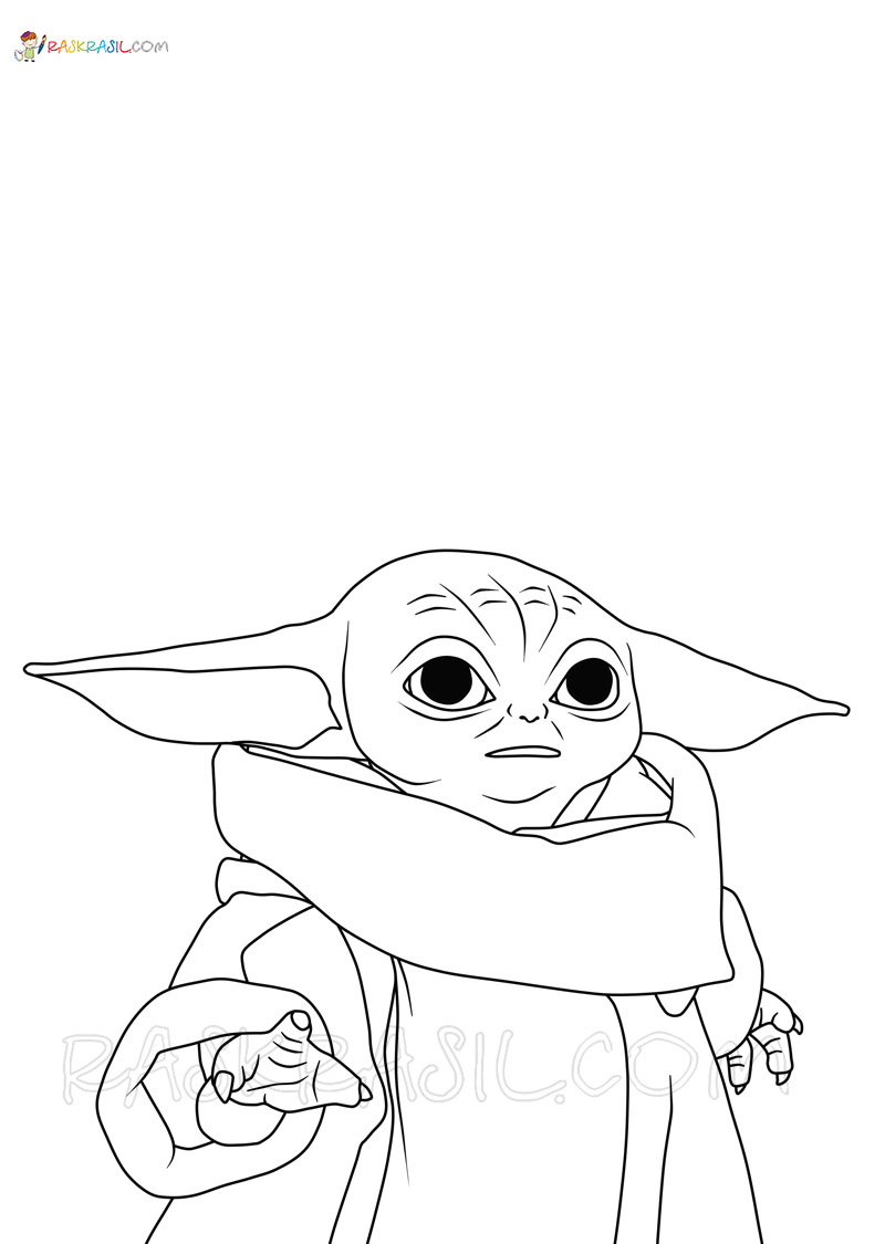 Baby Yoda Coloring Page. 47 Best Pictures Free Printable