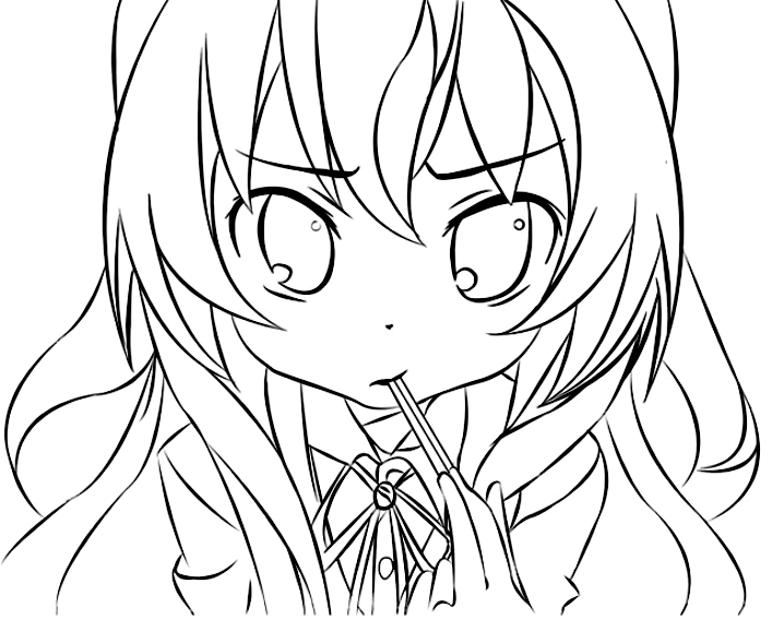 Drawing 5 from Toradora coloring page