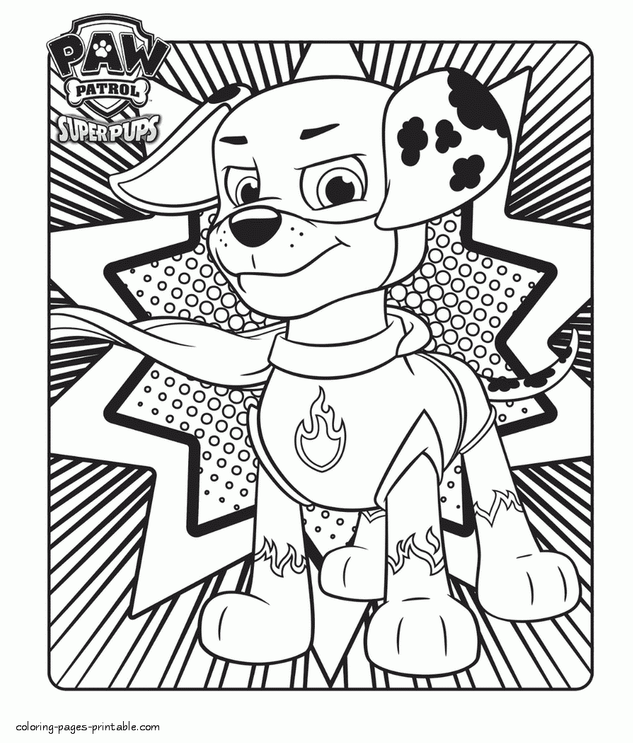 Paw Patrol Coloring Book Printable Pages Mini Super Pups – Dialogueeurope