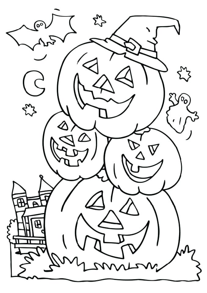 Halloween Coloring Pages For Toddlers Free Printable – Azspring