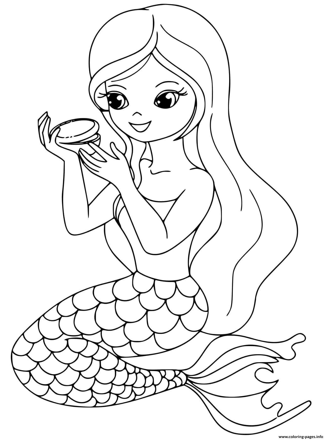 Download Makeup Girl Coloring Pages - Coloring Home