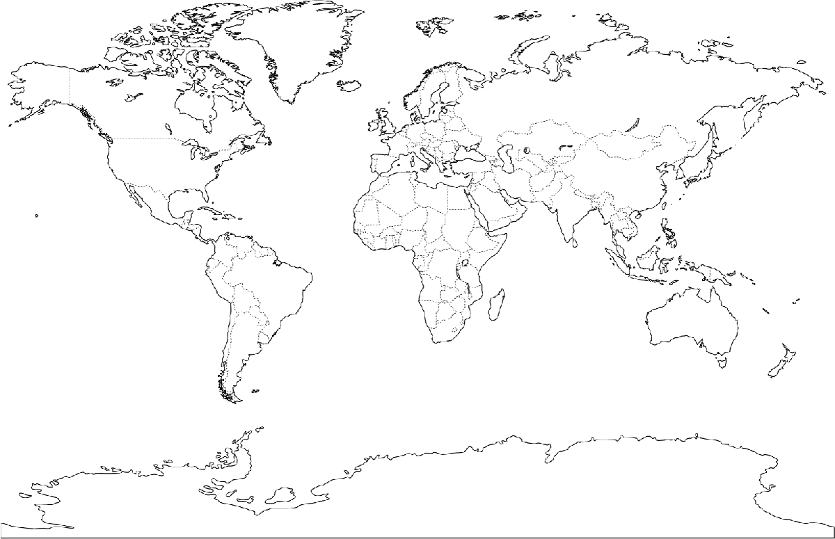 Coloring Pages Of The World Map - Coloring Home Regarding World Biome Map Coloring Worksheet