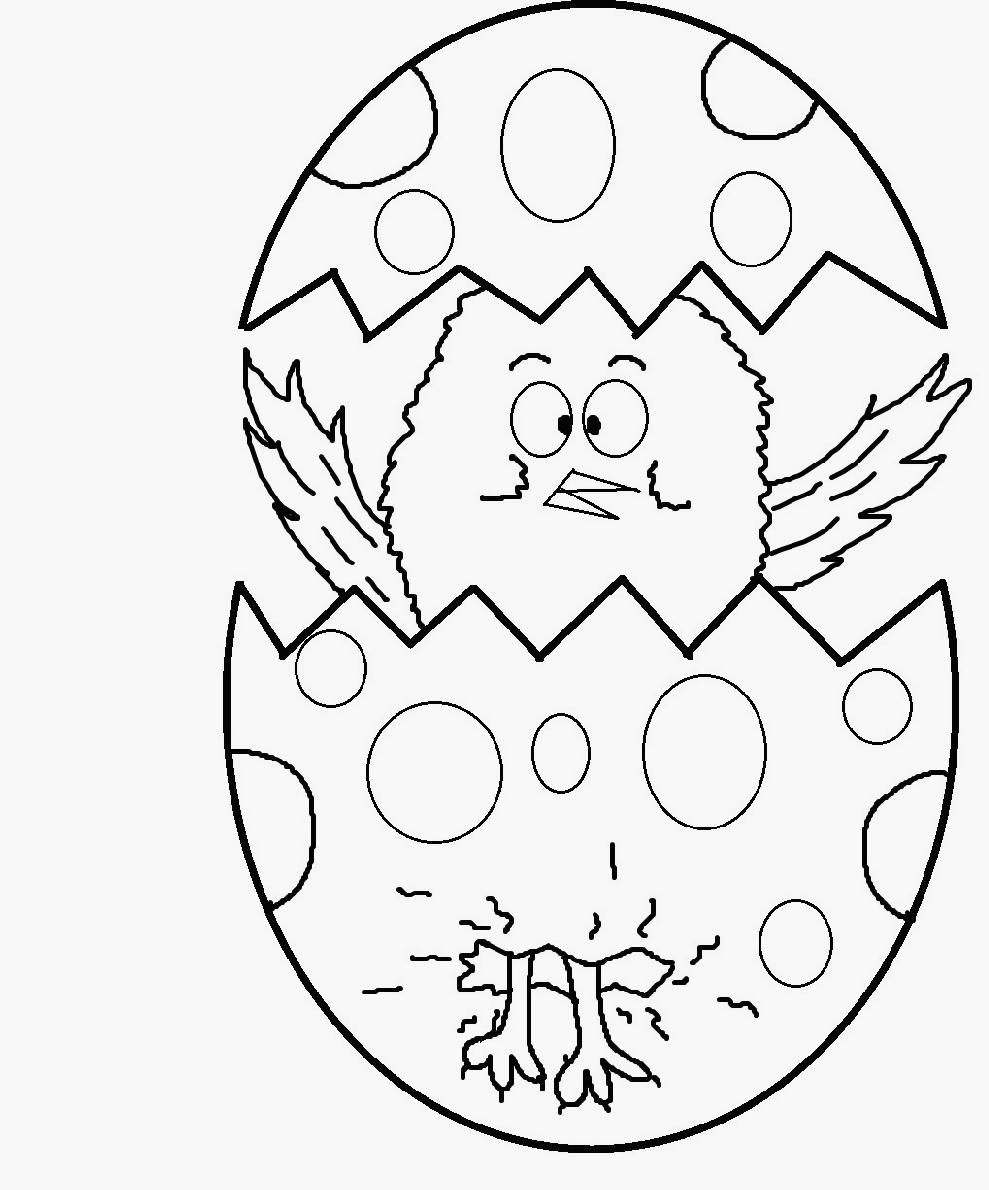 Easter Chick Coloring Sheets | Coloring Online