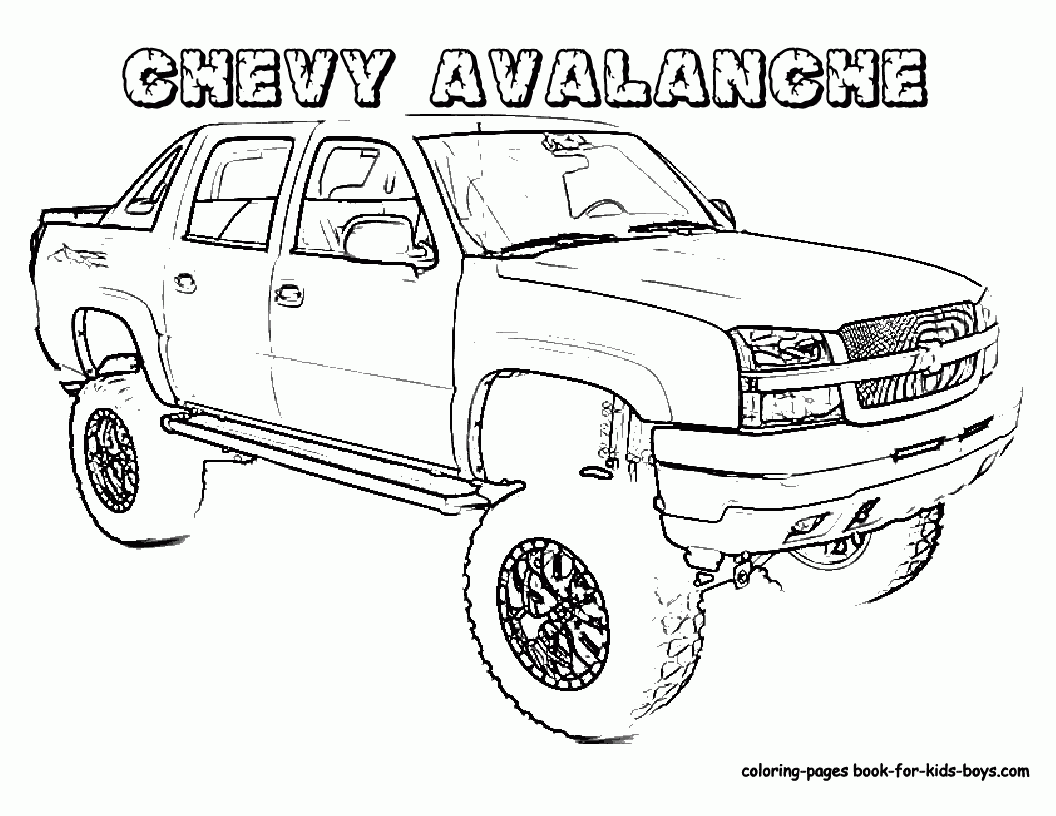 Chevy Coloring Pages Print - Coloring Home