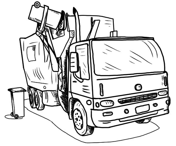 Loading Garbage Truck Coloring Pages - Download & Print Online Coloring  Pages for Free | Truck coloring pages, Garbage truck, Monster truck  coloring pages