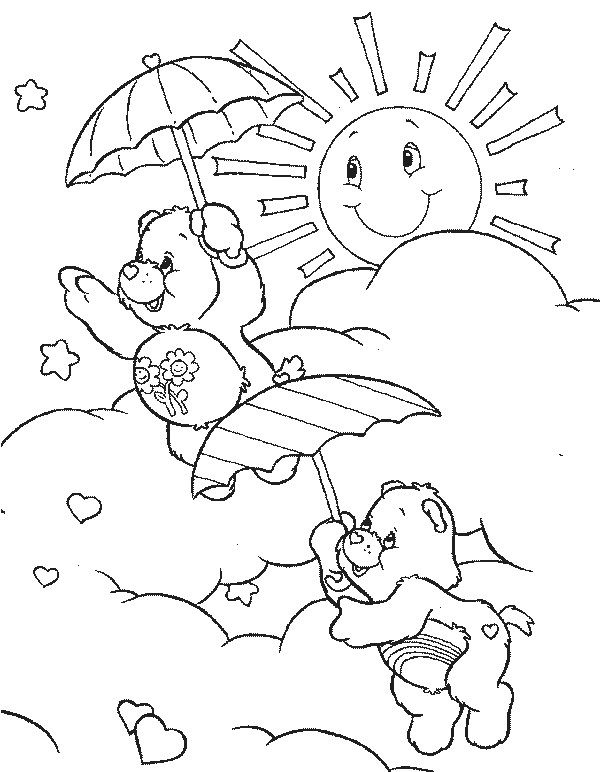 Care bears sunshine coloring pages – Coloring Pages to Print
