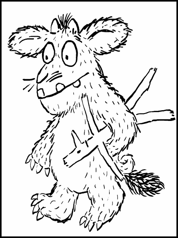 The Gruffalo Printable Coloring Pages 3