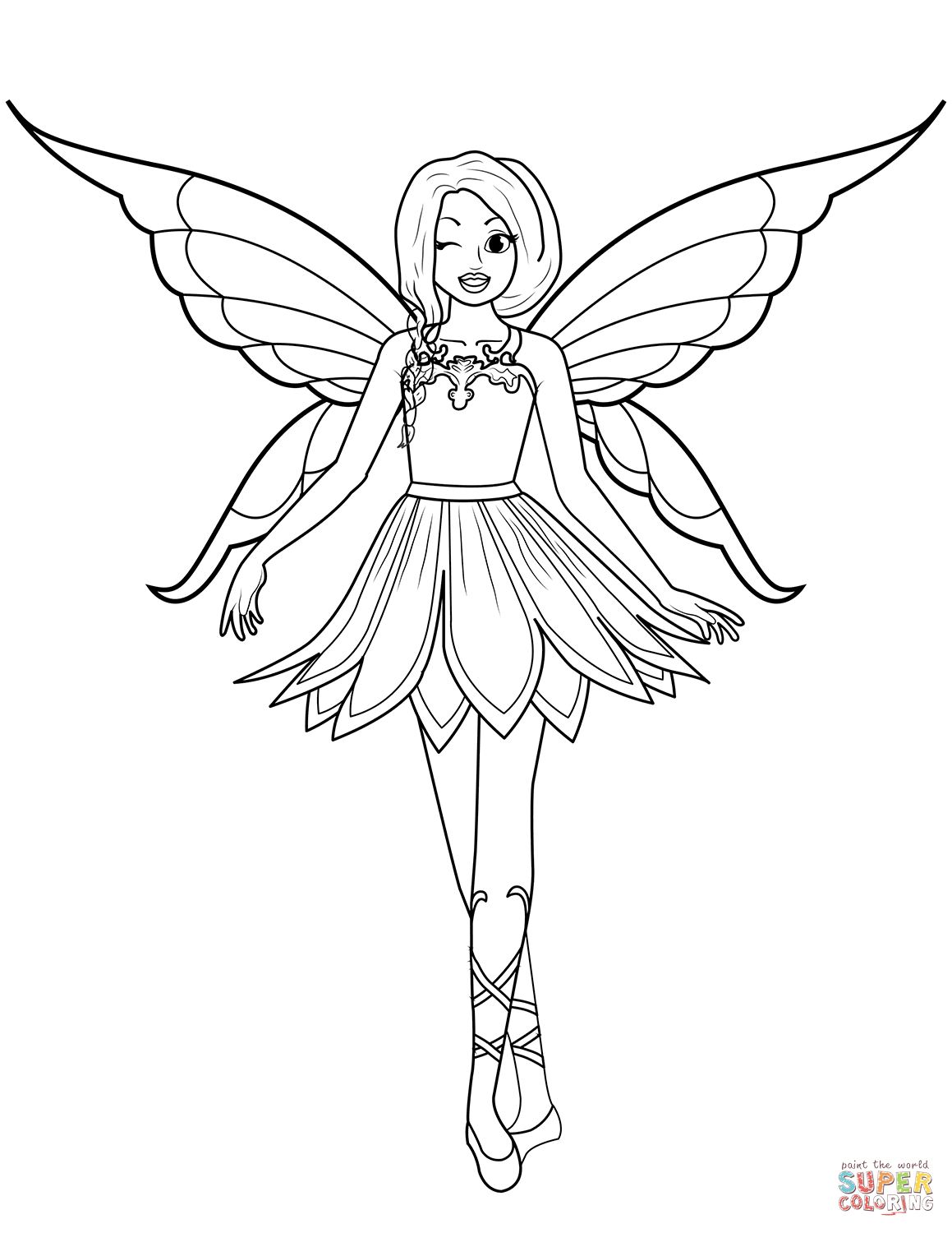Fairy coloring pages | Free Coloring Pages