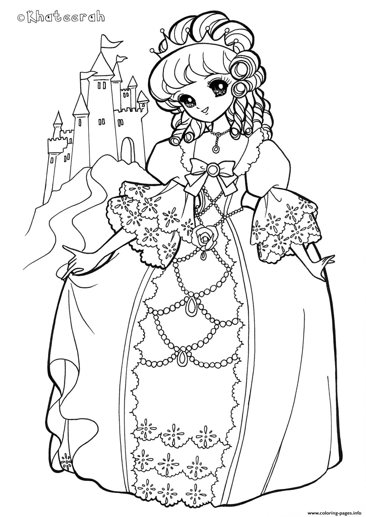 Coloring Pages  Glitter Force Kingdom Princess Coloring Printable ...