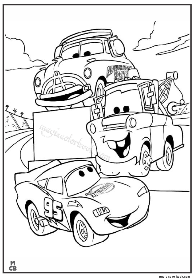 Coloring Pages Disney Cars