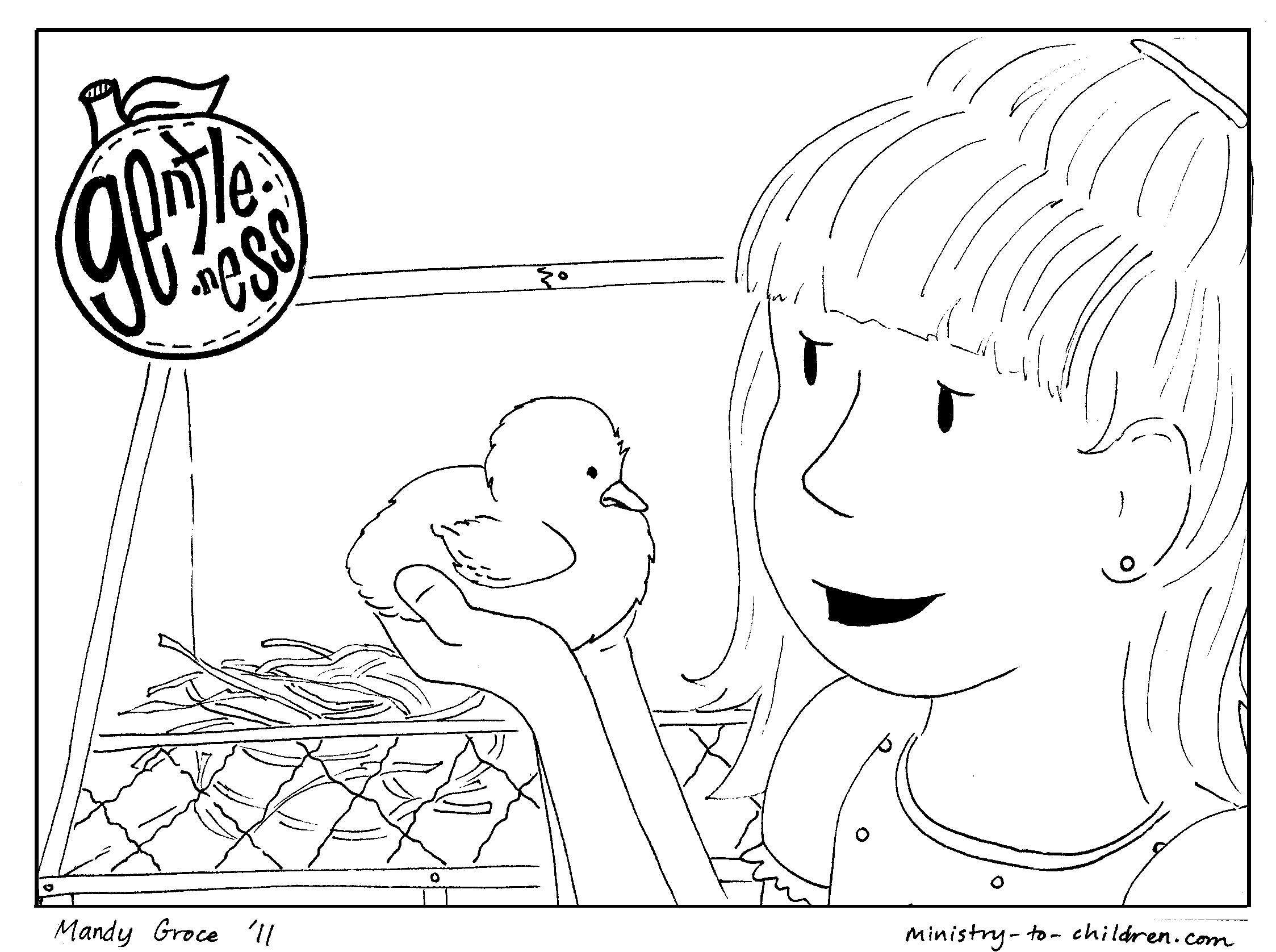 Coloring Pages : Top Great Fruit Of The Spirit Coloring ...