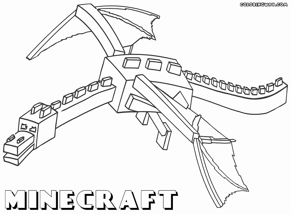 Ender Dragon Coloring Page Elegant Printable Minecraft Ender ...