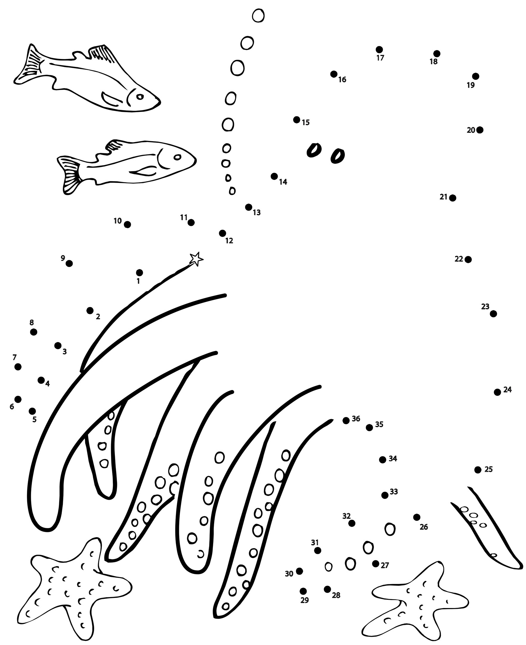 Medium Dot To Dot Coloring Pages Coloring Home