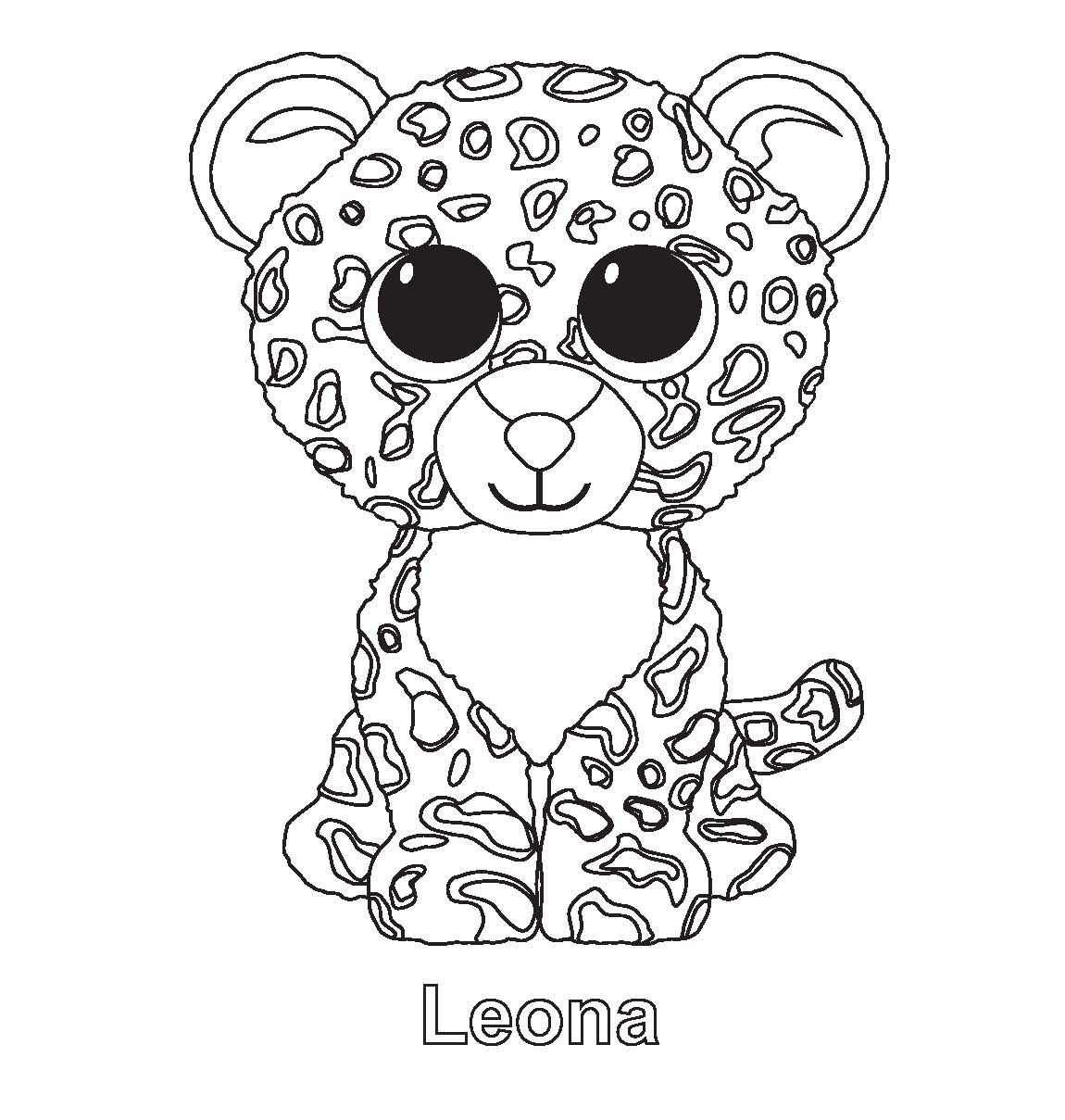 Beanie Boos Coloring Pages   Coloring Home
