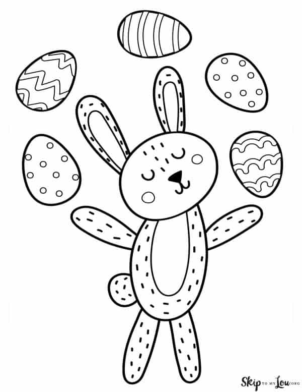 Easter Egg Coloring Pages | Skip To My Lou