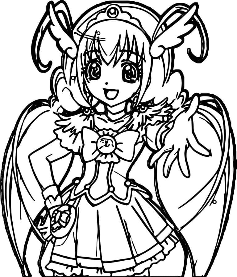 Printable Glitter Force Coloring Pages - Anime Coloring Pages