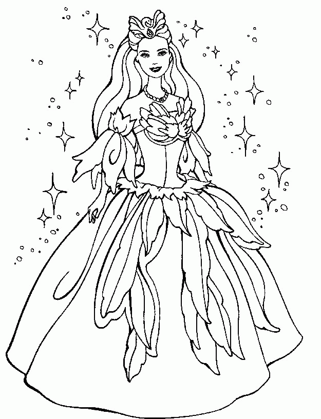 barbie coloring pages online free  coloring home