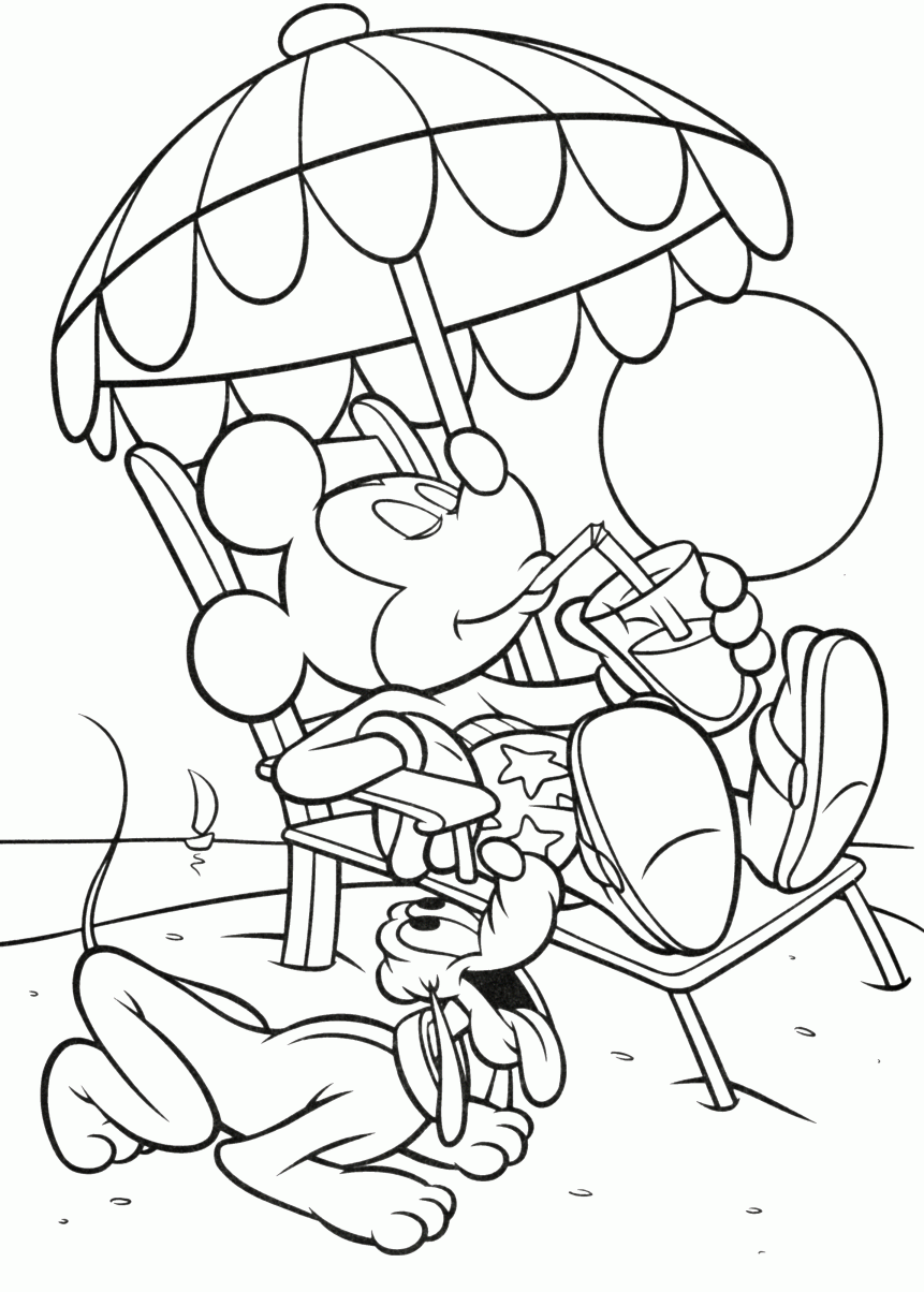 BABY Mickey Mouse AND FRIENDS Coloring Pages - Coloring Home