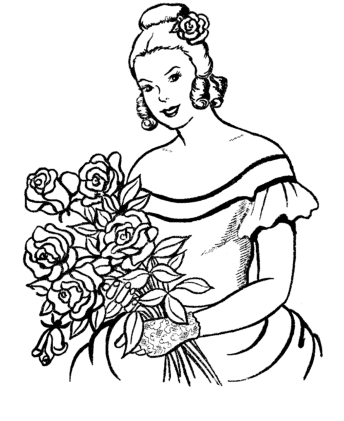 Free Coloring Pages of Flowers for You : 45 Coloring Page ...
