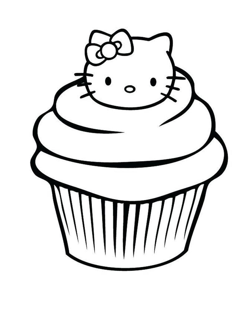 Cute Hello Kitty Coloring Pages PDF Idea For Girl - Coloringfolder.com