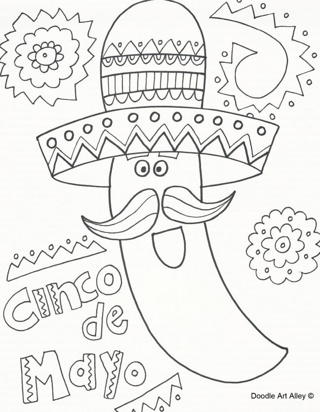 11 Places to Find Free Cinco de Mayo Coloring Pages