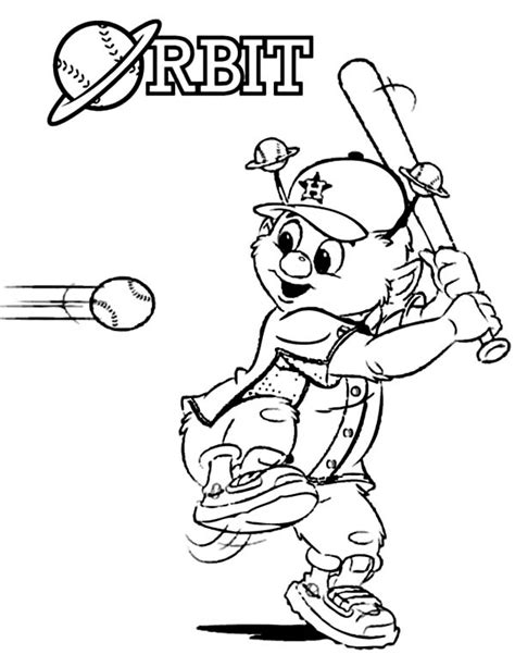 Houston Astros Colouring Pages - Free ...