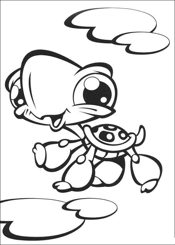 Littlest Pet Shop Coloring Page - Coloring Pages for Kids and for ...