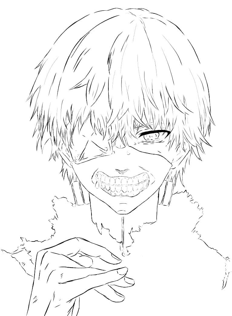 Tokyo Ghoul Coloring Pages - Print and Color | WONDER DAY — Coloring pages  for children and adults