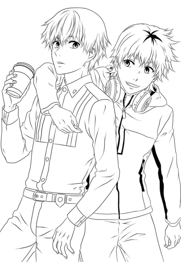 Tokyo Ghoul Coloring Pages - Anime Coloring Pages - Coloring Pages For Kids  And Adults