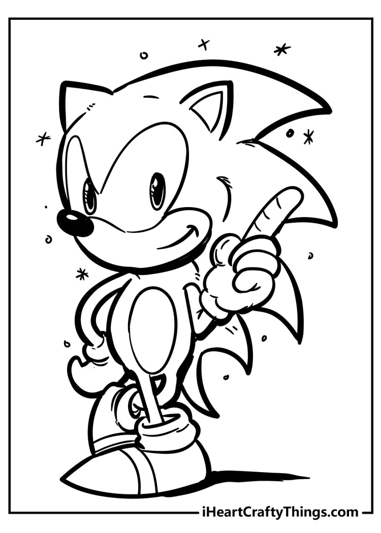 sonic-coloring-pages-knuckles-coloring-home