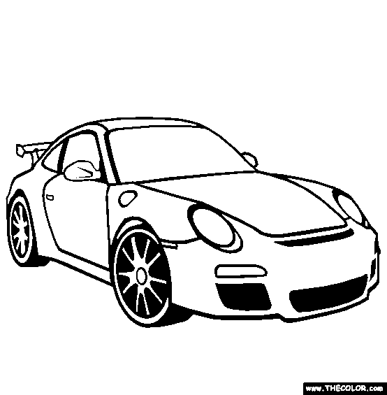 Supercars and Prototype Cars Online Coloring Pages | Page 1