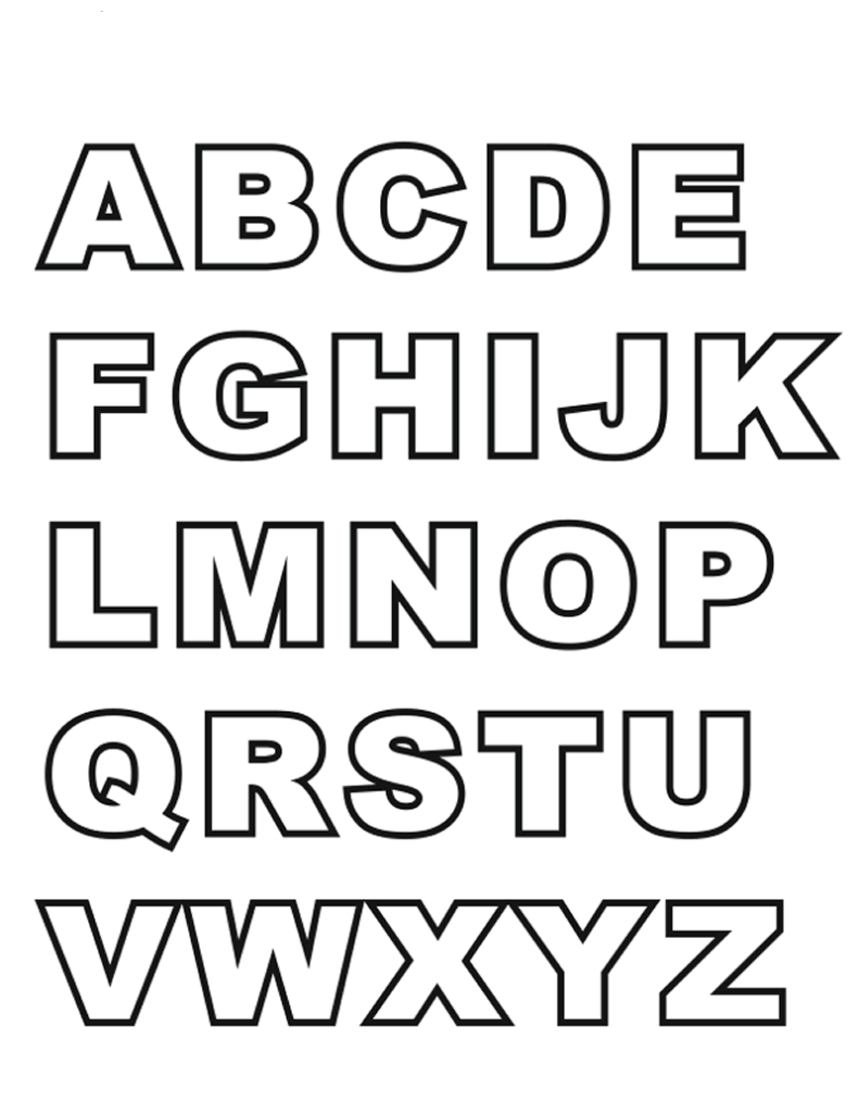 New Coloring Page: ... Alphabet Coloring Page Funny Coloring ...