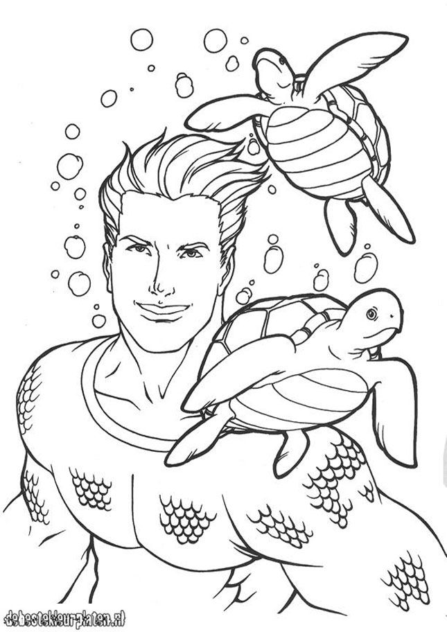New Aquaman Coloring Pages