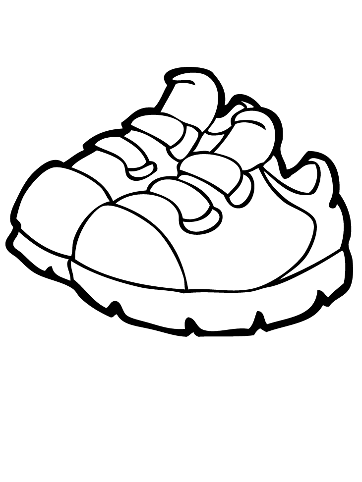shoe color page - High Quality Coloring Pages